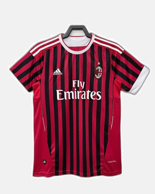 AC Milan 2011/12 Home Jersey - Retro Version