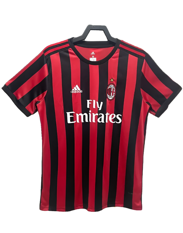 AC Milan 2017/18 Home Jersey - Retro Version