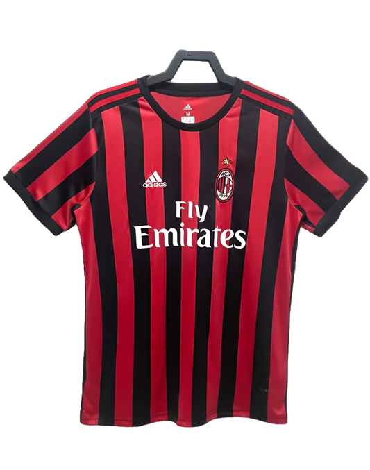 AC Milan 2017/18 Home Jersey - Retro Version
