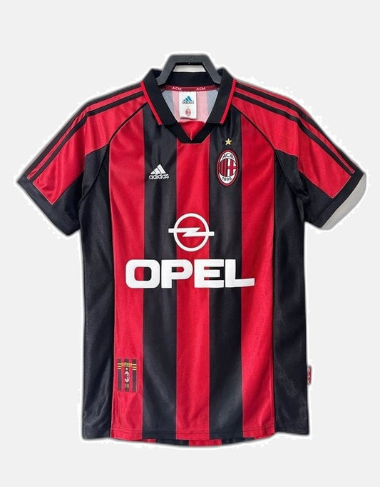 AC Milan 1998/99 Home Jersey - Retro Version