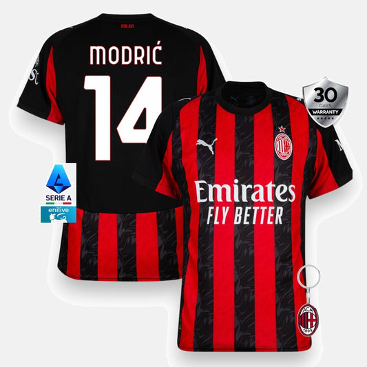 AC Milan 2025/26 Home Jersey - Modrić #14