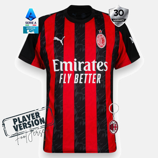 AC Milan 2025/26 Home Jersey - Player Version