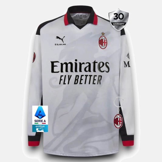 AC Milan SILVER Jersey X SLAM JAM - 2025/26 Fourth