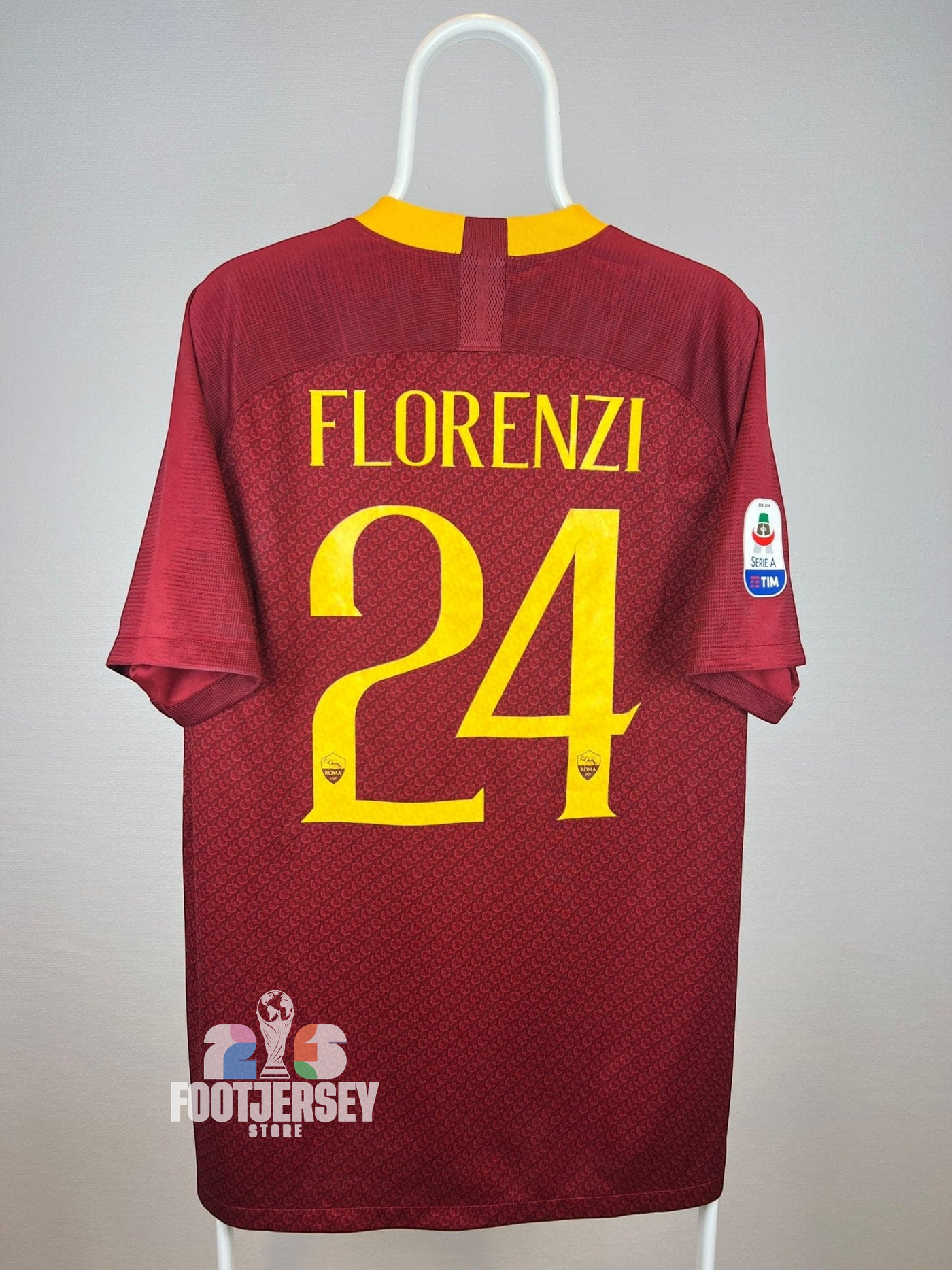 Roma 2018/19 Home Jersey - Alessandro Florenzi
