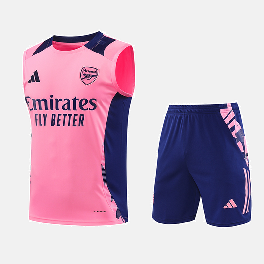 Arsenal Kit Training Jersey + Shorts - Sleeveless