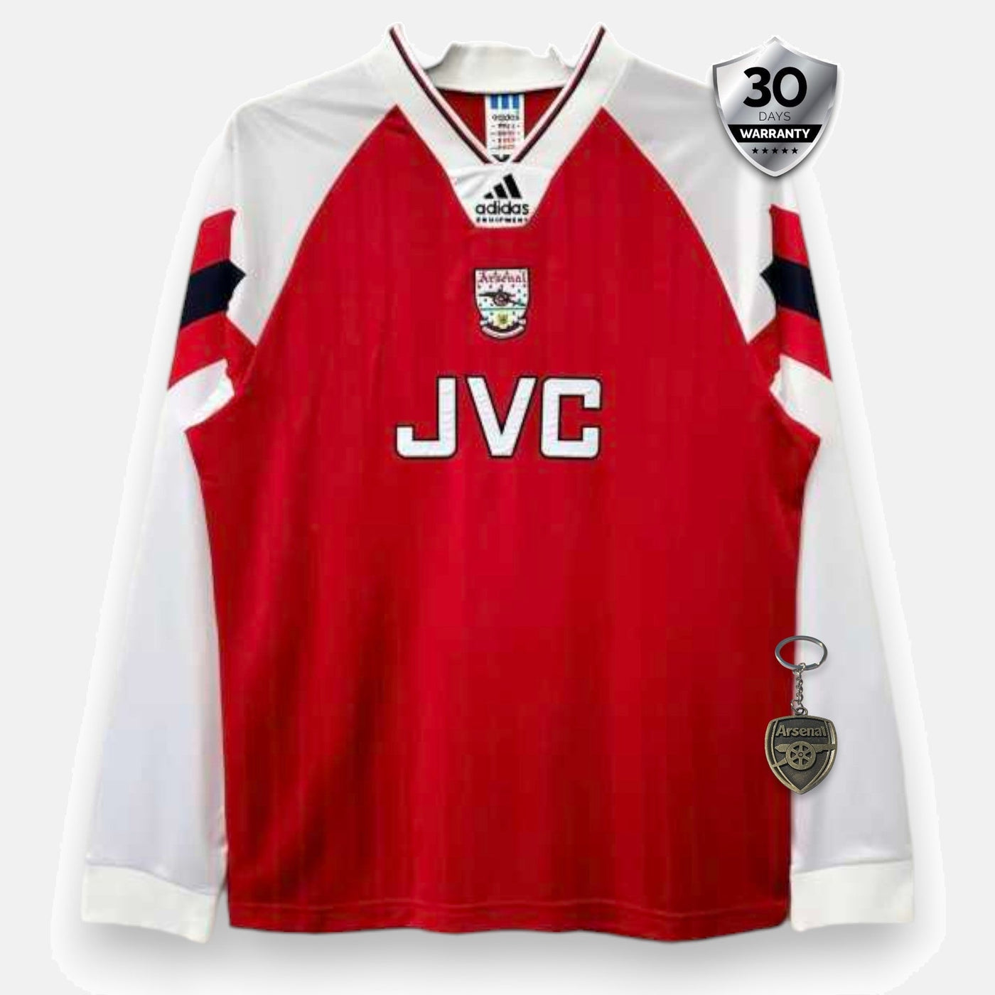 Arsenal 1992/94 Home Retro Jersey Long Sleeve - Remake