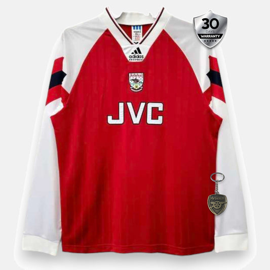 Arsenal 1992/94 Home Retro Jersey Long Sleeve - Remake