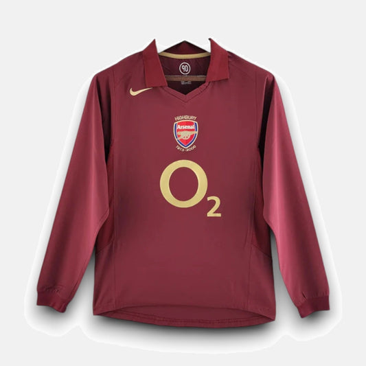 Arsenal 2005/06 Home Retro Jersey - Long Sleeve