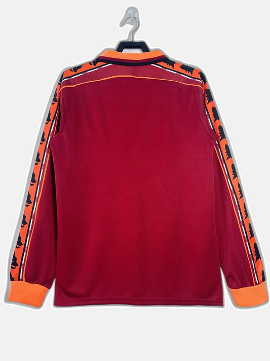 AS Roma 1998/99 Home Jersey - Long Sleeve Retro Version