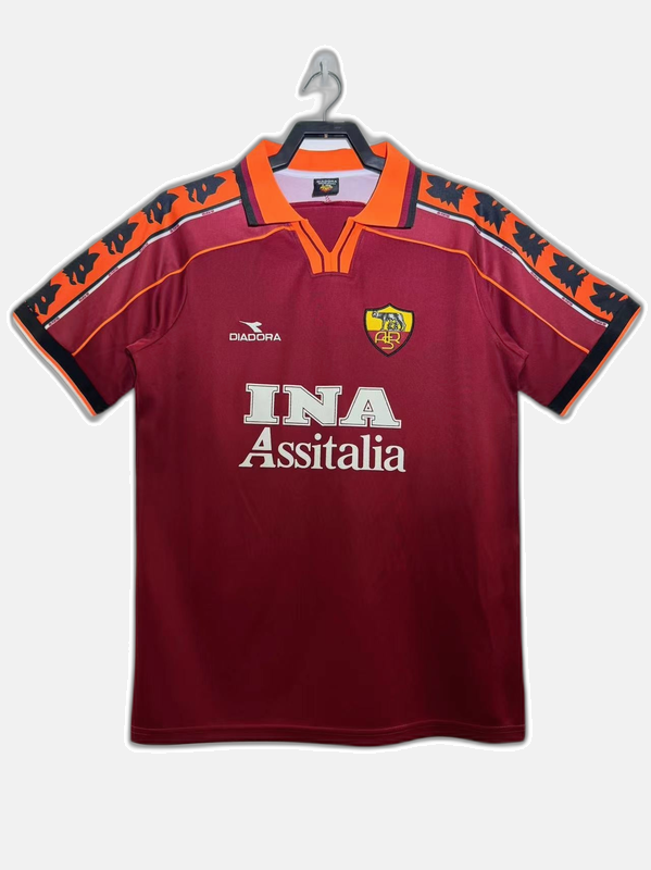 AS Roma 1998/99 Home Jersey - Retro Version