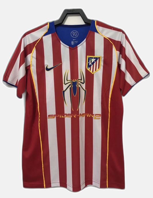 Atlético Madrid 2004/05 Home Jersey - Retro Version