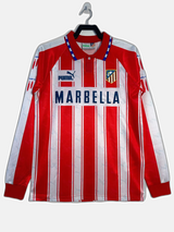 Atlético Madrid 1994/95 Home Jersey - Long Sleeve Retro Version