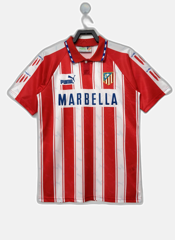 Atlético Madrid 1994/95 Home Jersey - Retro Version