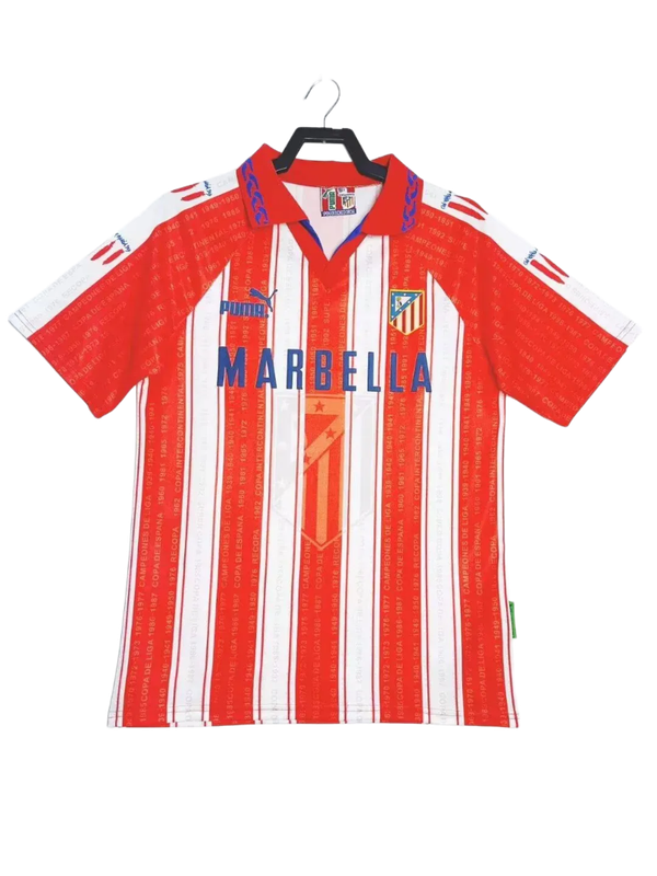 Atlético Madrid 1995/96 Home Jersey - Retro Version