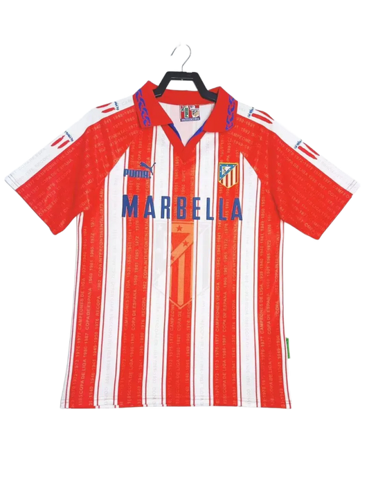 Atlético Madrid 1995/96 Home Jersey - Retro Version