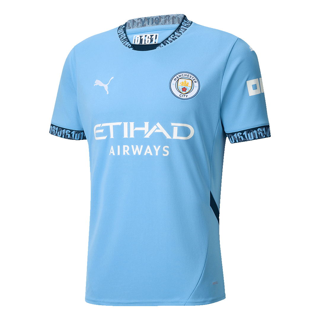 Manchester City 2024/25 Home Jersey - White Blue