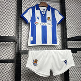 Real Sociedad 2024/25 Home Kids Kit Jersey