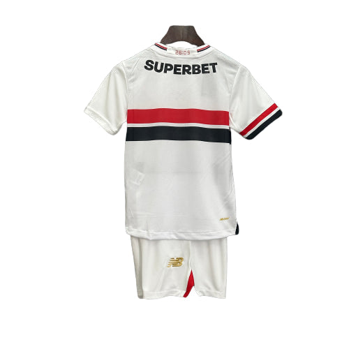 São Paulo 2025/26 Home Kids Kit