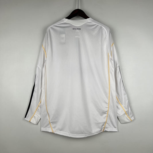 Real Madrid 2009/10 Home Retro Jersey - Long Sleeve