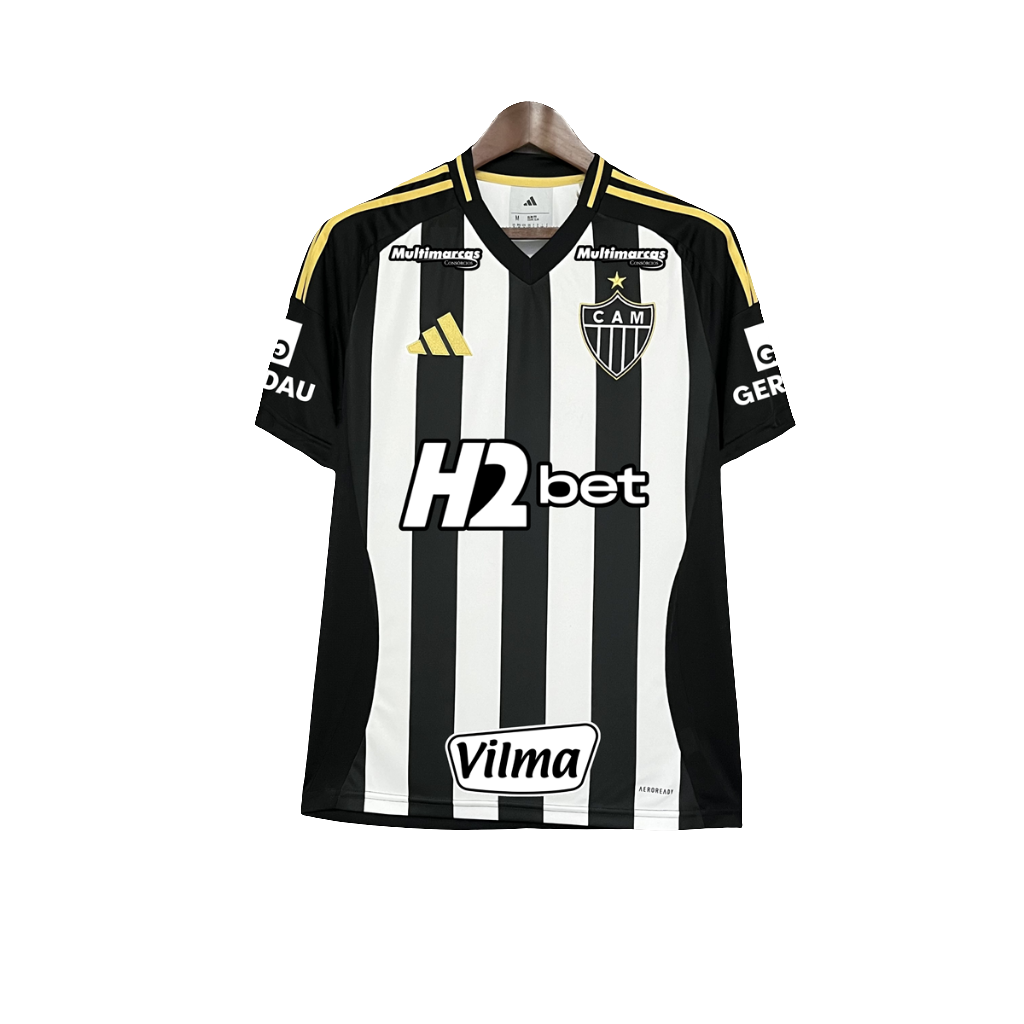 Atlético Mineiro 2025/26 Home Jersey - Fan Version - All Sponsors