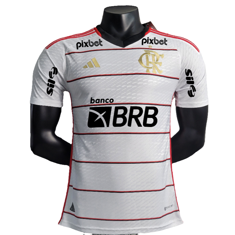 Flamengo 2023/24 Away Jersey - Player Version - All Sponsors