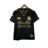 Santos 2024/25 Charlie Brown JR Jersey - Black - Fan Version