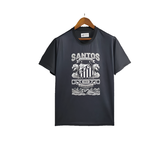 Santos 2025/26 Casual Edition Jersey - Black - Fan Version