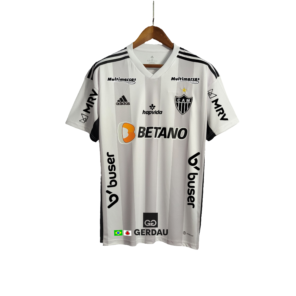 Atlético Mineiro 2022/23 Away Jersey - Fan Version - All Sponsors