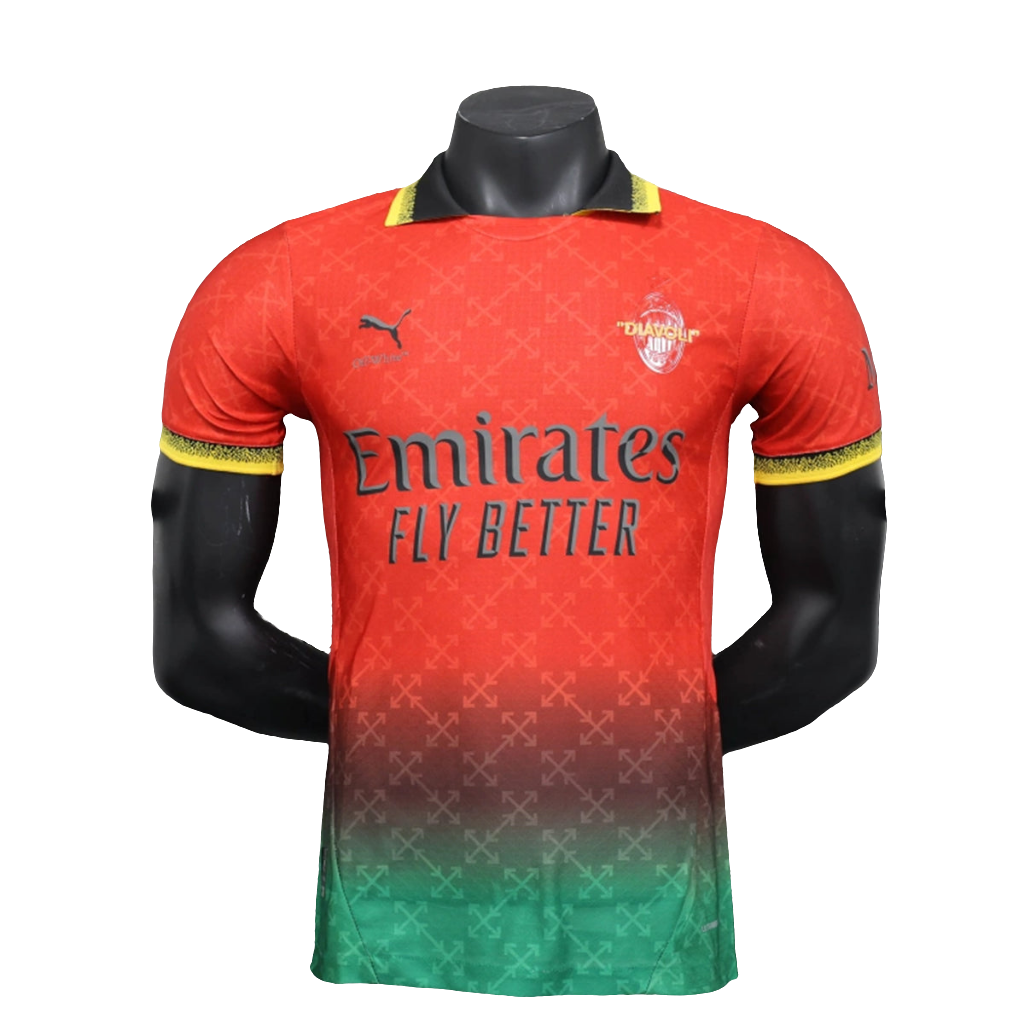 AC Milan 2025/26 Commemorative Edition Jersey - Red - Player Version