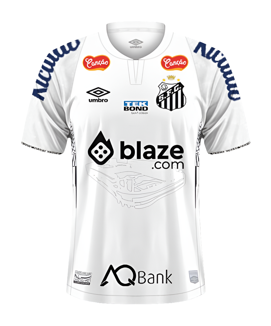 Santos 2024/25 Home Jersey - Fan Version - All Sponsors