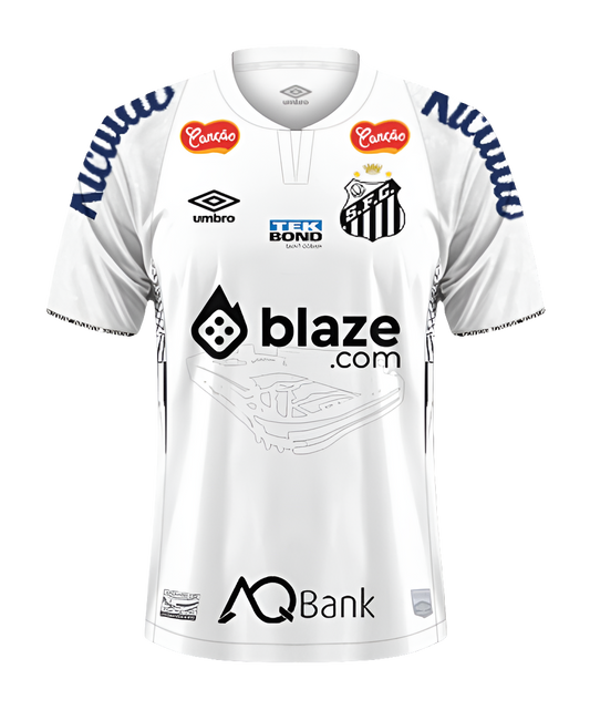 Santos 2024/25 Home Jersey - Fan Version - All Sponsors