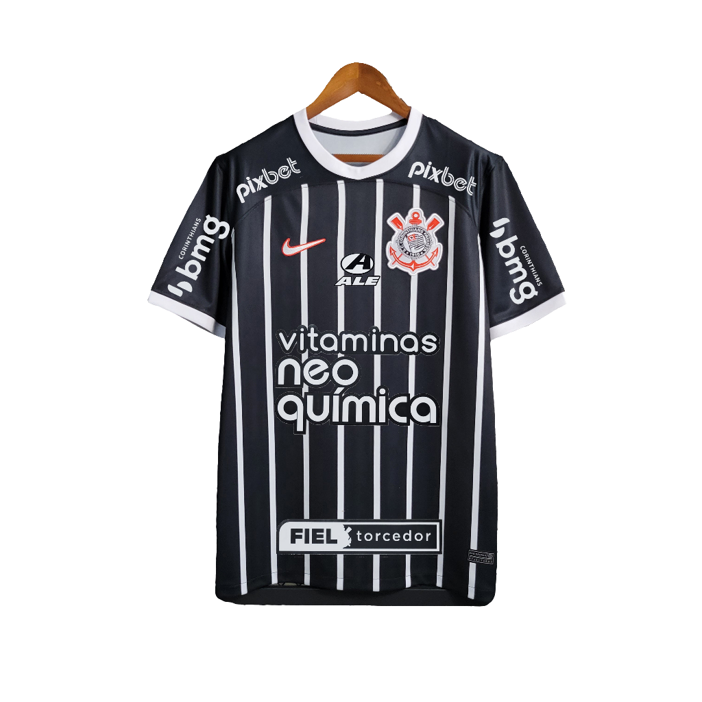 Corinthians 2023/24 Away Jersey - Fan Version - All Sponsors