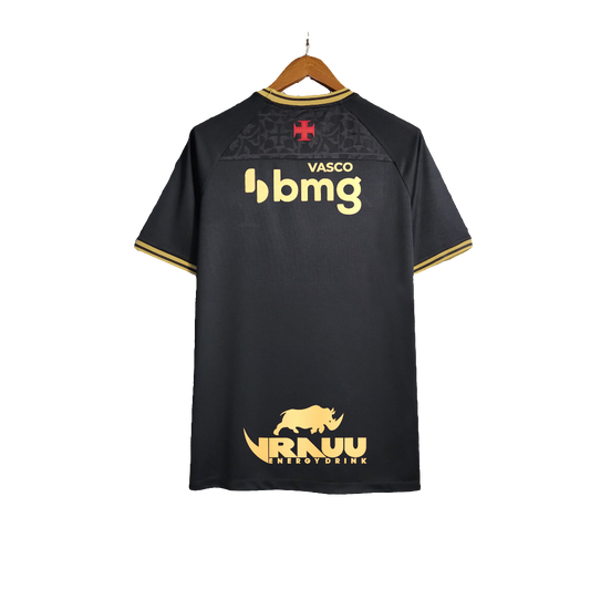 Vasco 2022/23 Goalkeeper Jersey - Black - Fan Version - All Sponsors