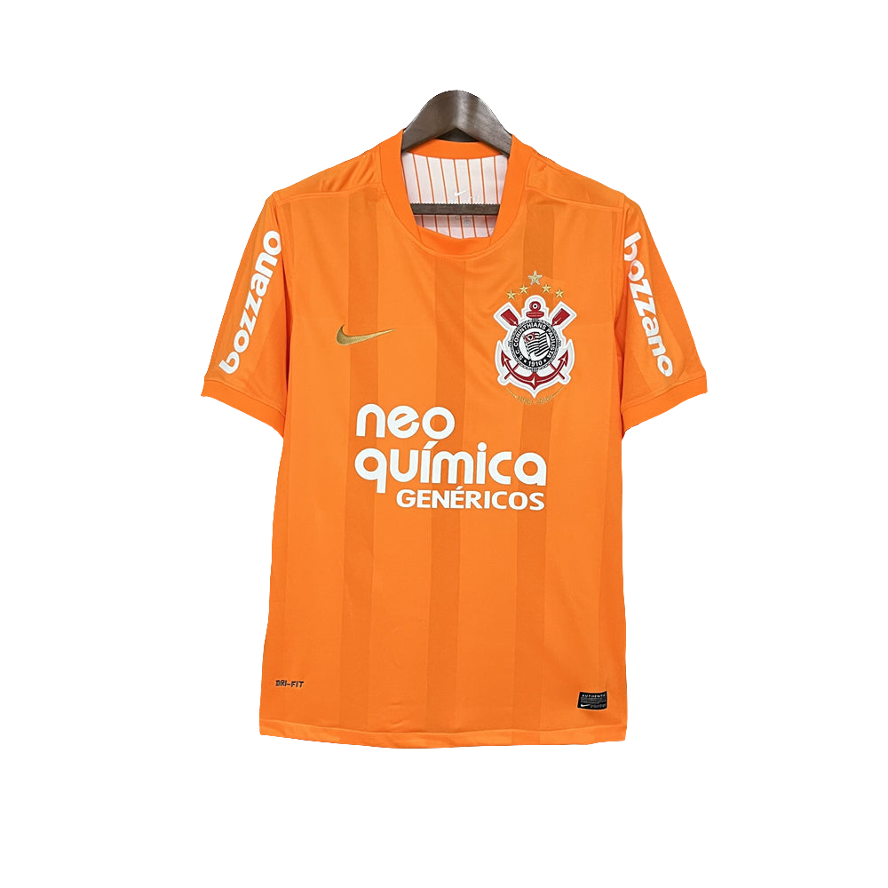 Corinthians 2010 Goalkeeper Jersey - Orange - Retro Version
