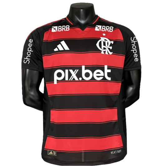 Flamengo 2025/26 Home Jersey - Player Version - All Sponsors