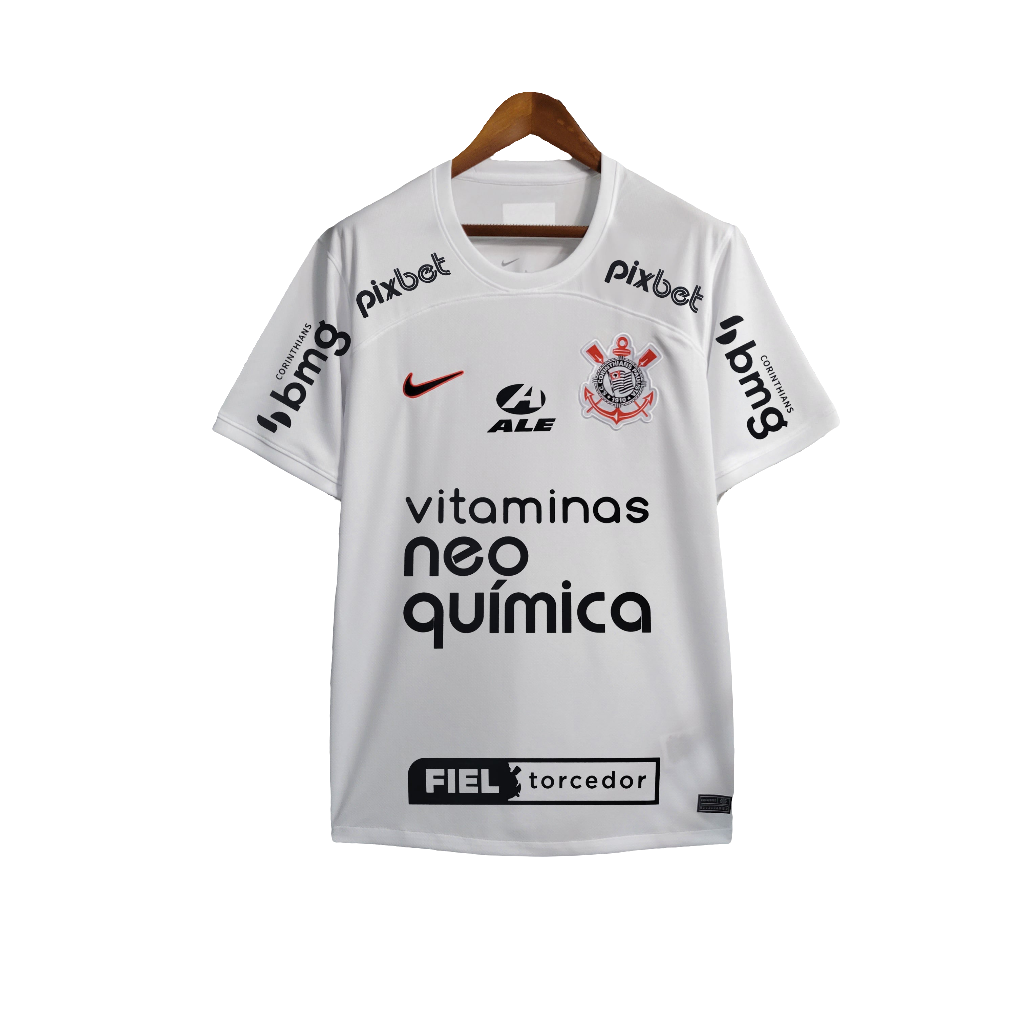 Corinthians 2023/24 Home Jersey - Fan Version - All Sponsors