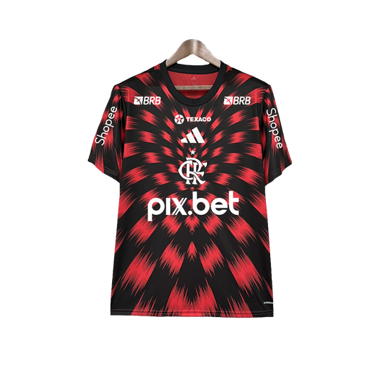 Flamengo 2025/26 Pre-Match Jersey - Fan Version - All Sponsors