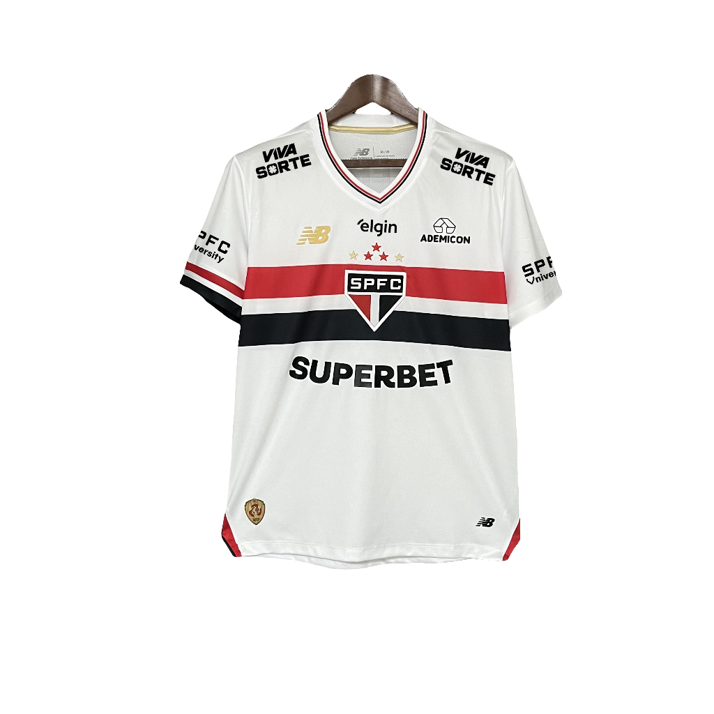 São Paulo 2025/26 Home Jersey - Fan Version - All Sponsors