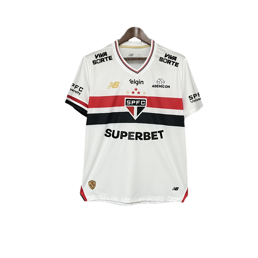 São Paulo 2025/26 Home Jersey - Fan Version - All Sponsors