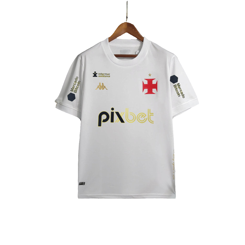 Vasco 2023/24 Goalkeeper Jersey - White - Fan Version - All Sponsors