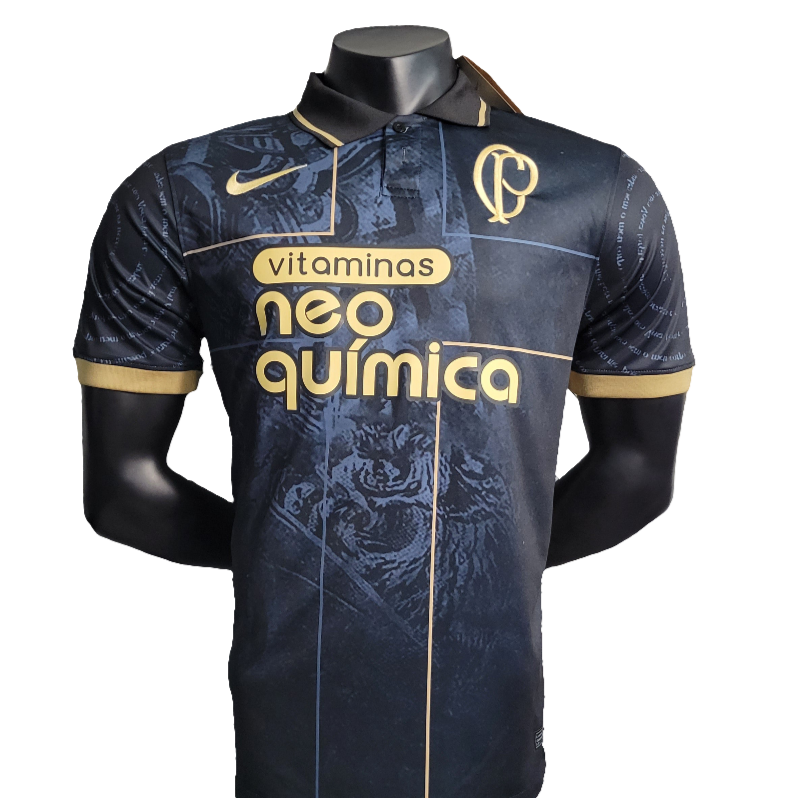 Corinthians 2023/24 Polo Jersey - Black - Fan Version