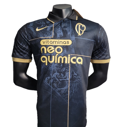 Corinthians 2023/24 Polo Jersey - Black - Fan Version