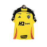 Atlético Mineiro 2025/26 Yellow Training Jersey - Fan Version - All Sponsors