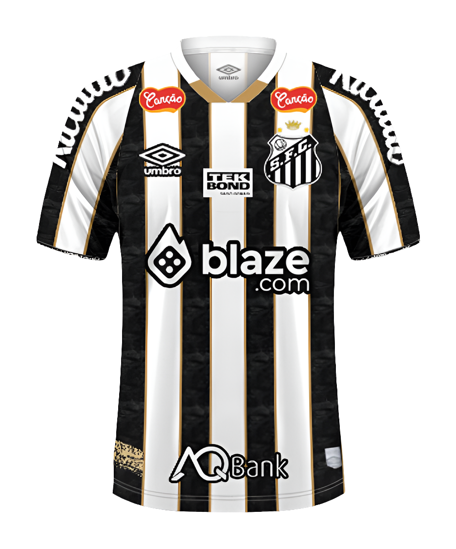 Santos 2024/25 Away Jersey - Fan Version - All Sponsors