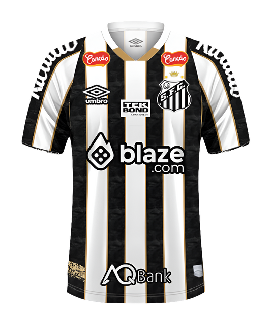 Santos 2024/25 Away Jersey - Fan Version - All Sponsors