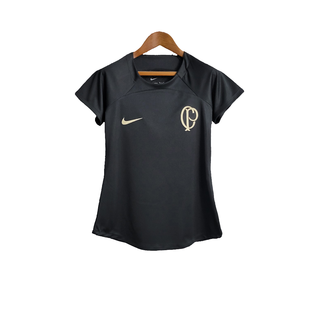 Corinthians 2022/23 Training Jersey - Black - Women's