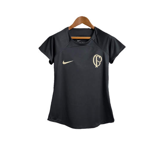 Corinthians 2022/23 Training Jersey - Black - Women's