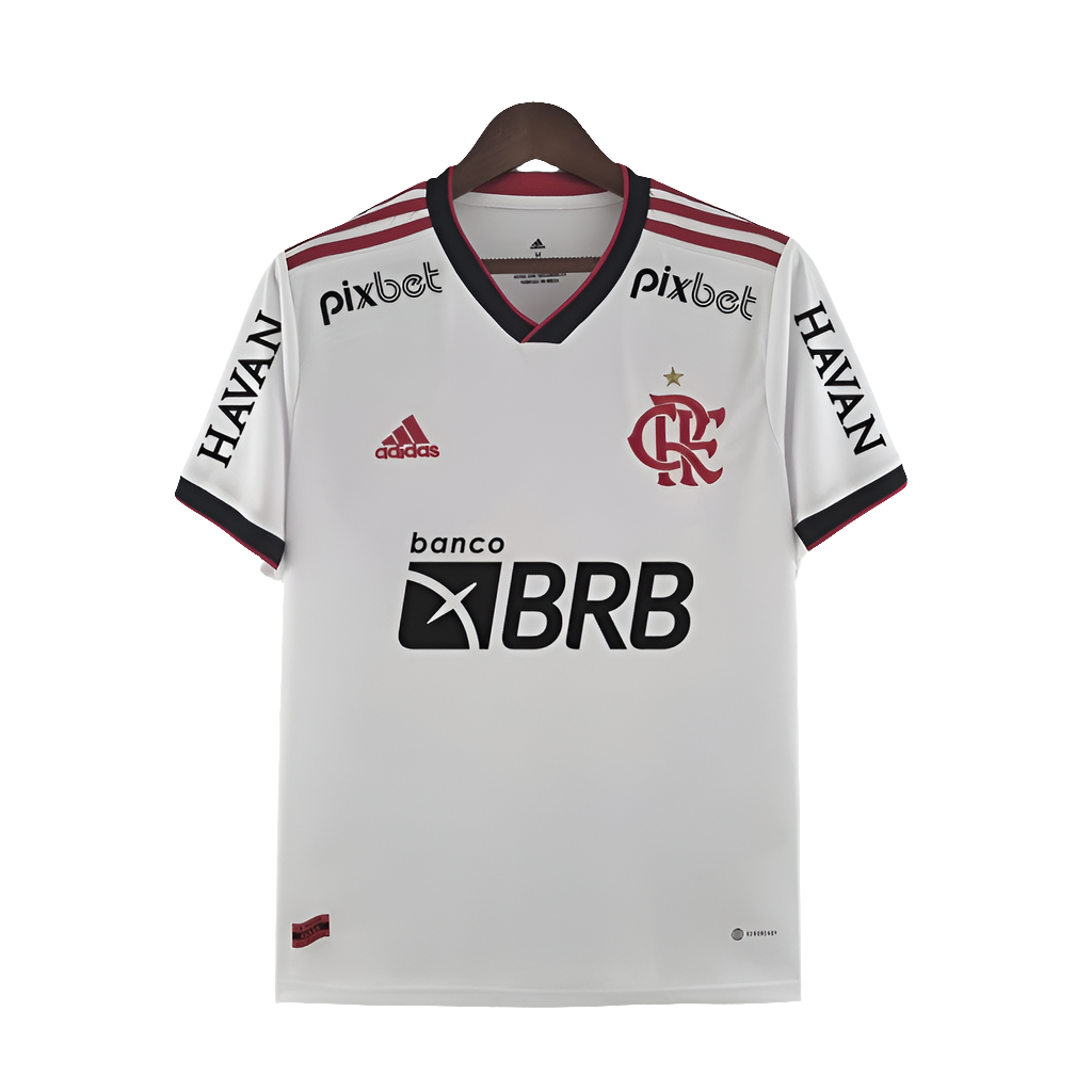 Flamengo 2022/23 Away Jersey - Fan Version - All Sponsors