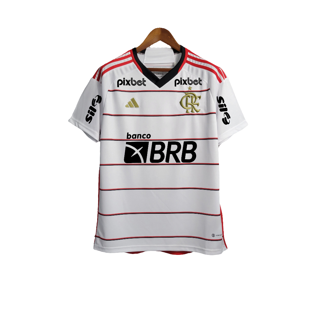Flamengo 2023/24 Away Jersey - Fan Version - All Sponsors