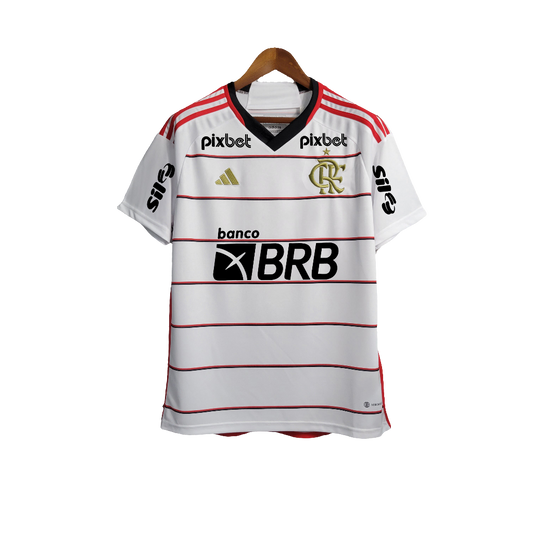 Flamengo 2023/24 Away Jersey - Fan Version - All Sponsors